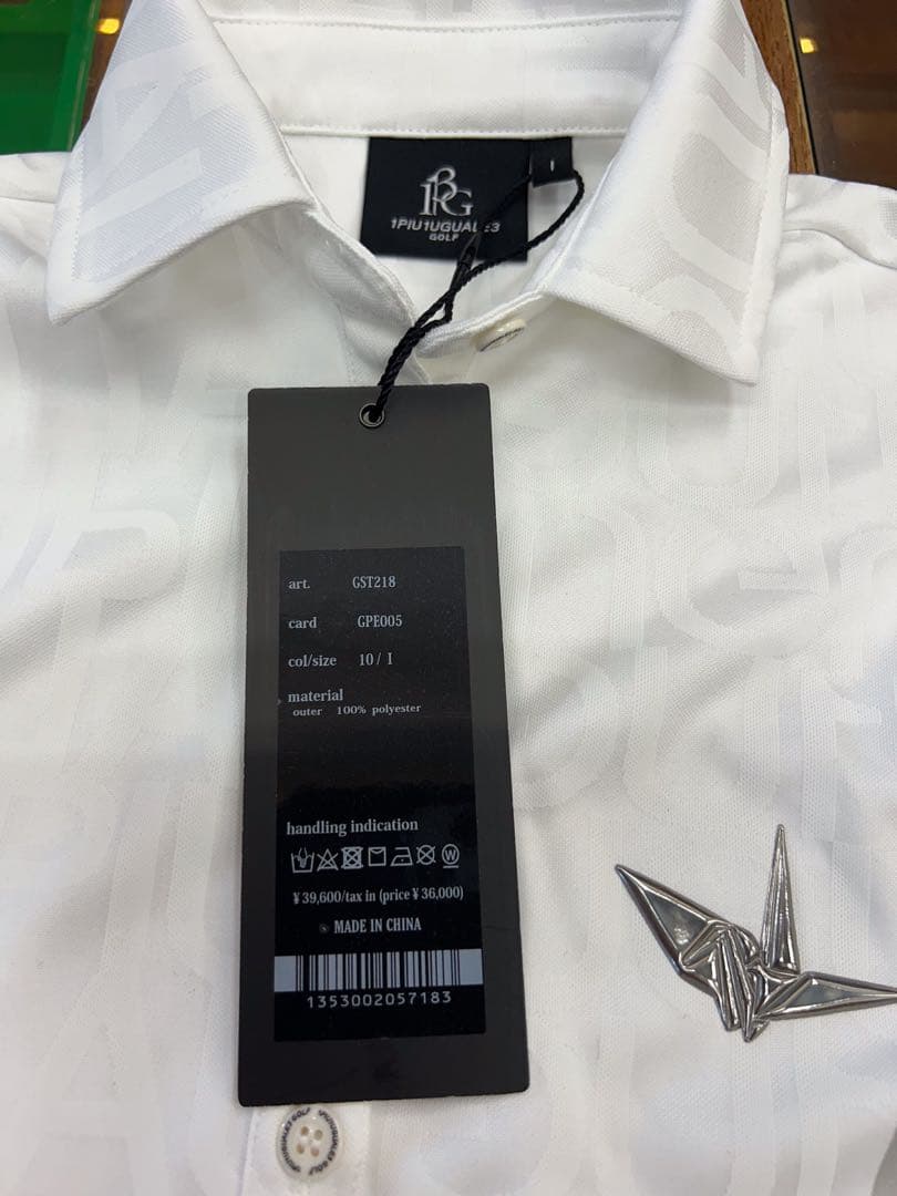 1PIU1UGUALE3 GOLF レディース ポロ新品未使用 S 1 白 半袖