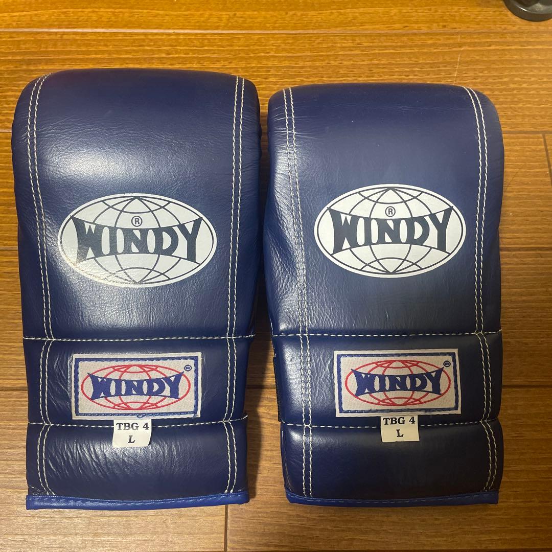 WINDY ボクシンググローブ TBG 4 Lサイズ 青