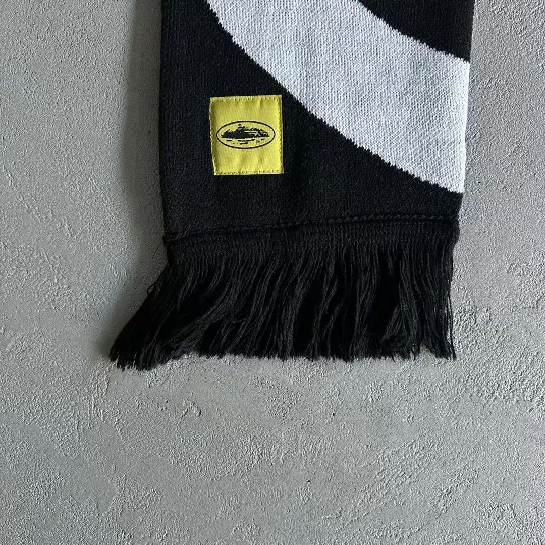 corteiz ブラック マフラー ホシ