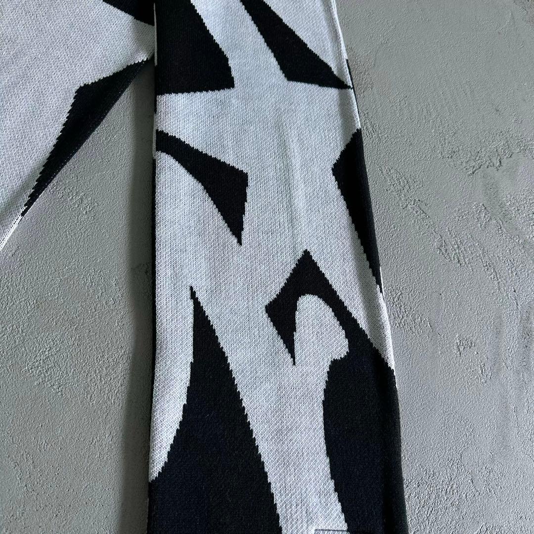 corteiz ブラック マフラー ホシ