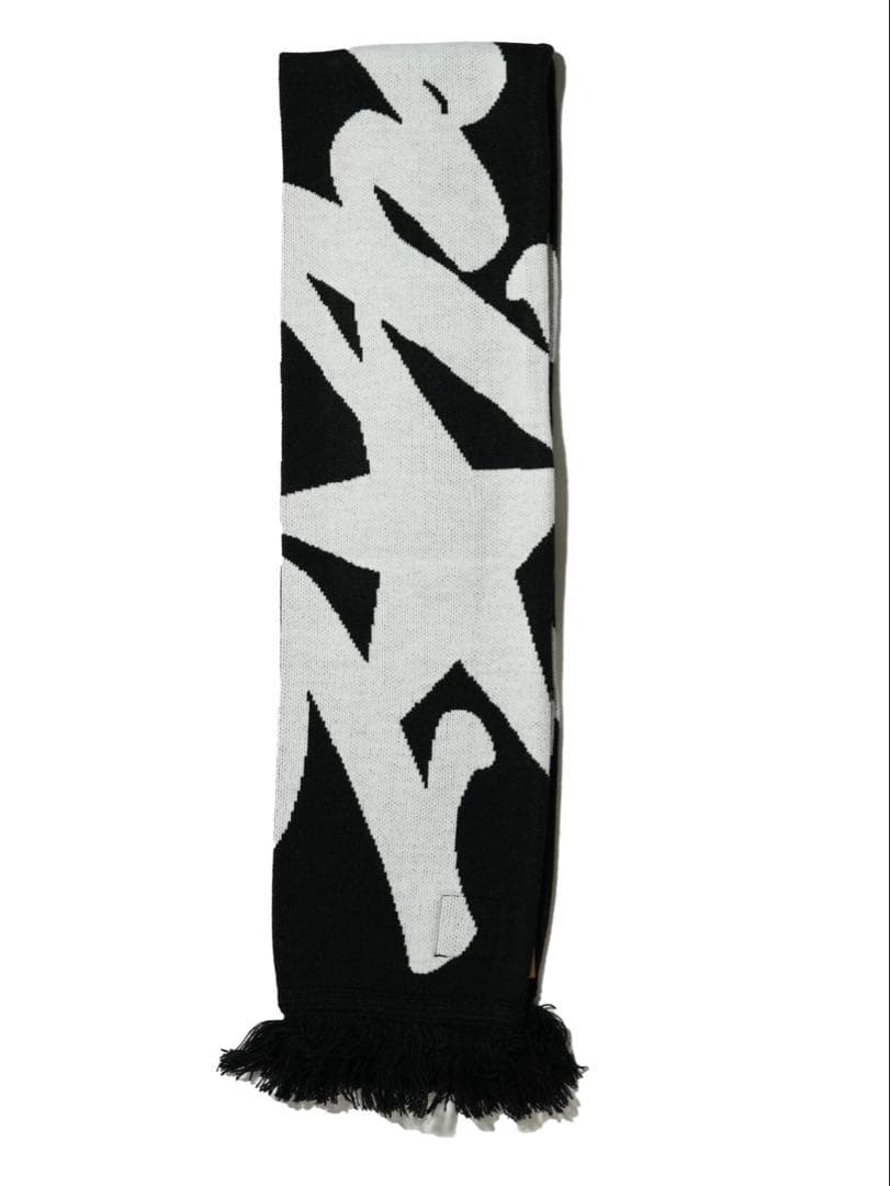 corteiz ブラック マフラー ホシ