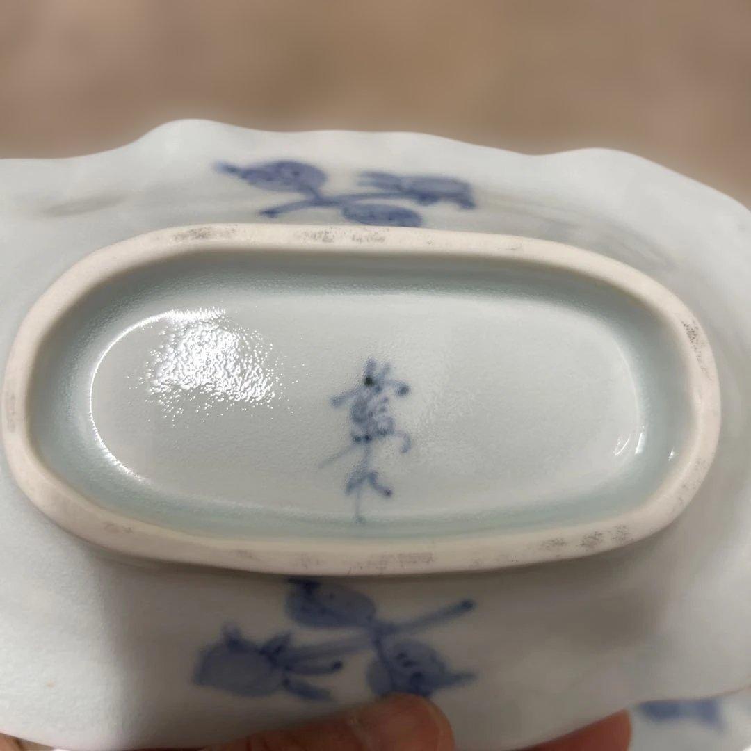 うつわ藍水　薔薇の花の小皿　5枚