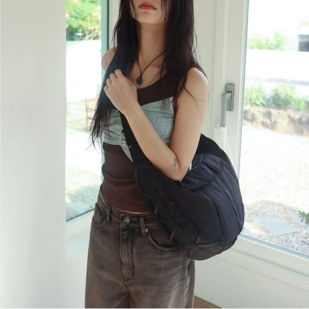 Taped Shoulder Bag IUGAMAKARAS ナイロンバッグ
