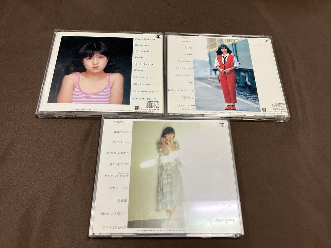 【希少品】中森明菜 プロローグ バリエーション　ファンタジー 3枚セット初回盤