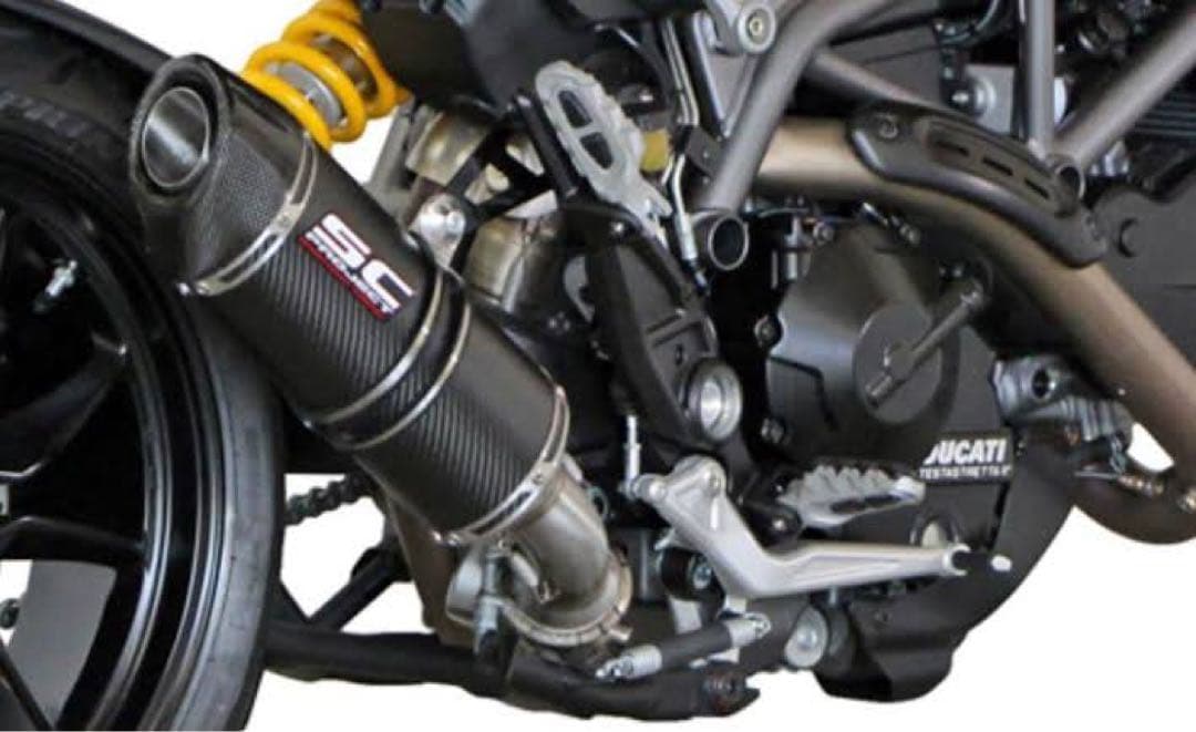 【美品値下げ中】SC Project Ducati マフラー カーボンファイバー