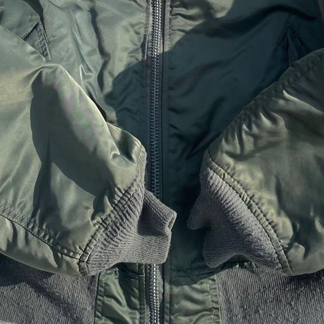 【90s】USA製 ALPHA MA-1 フライトジャケット カーキ L