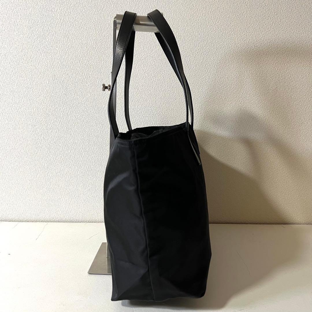 PRADA トートバッグ 三角ロゴ A4 ナイロン 黒 BR3255 カード
