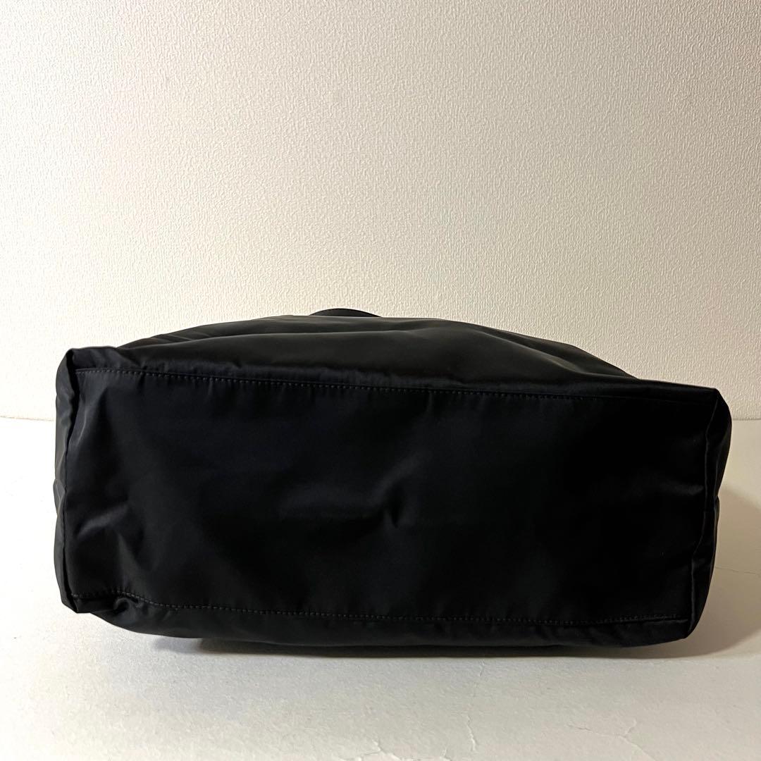 PRADA トートバッグ 三角ロゴ A4 ナイロン 黒 BR3255 カード