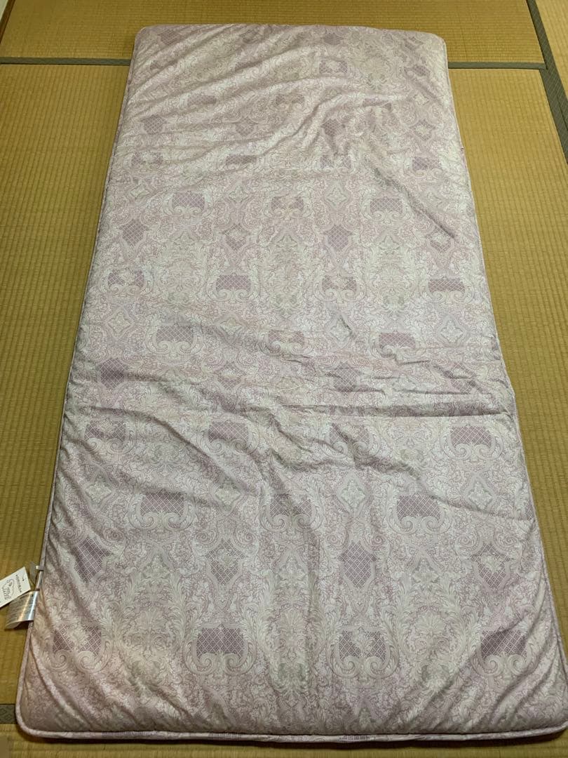 【新品】ウール　敷布団シングル　日本製コンパクト軽量タイプ