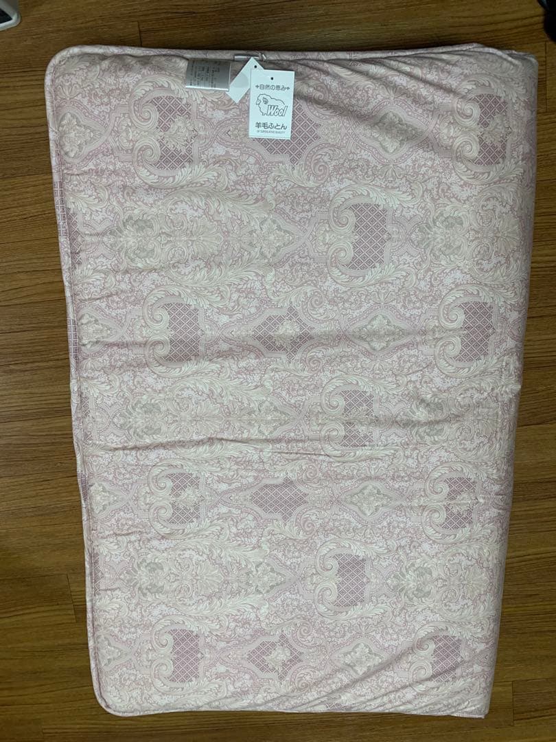 【新品】ウール　敷布団シングル　日本製コンパクト軽量タイプ
