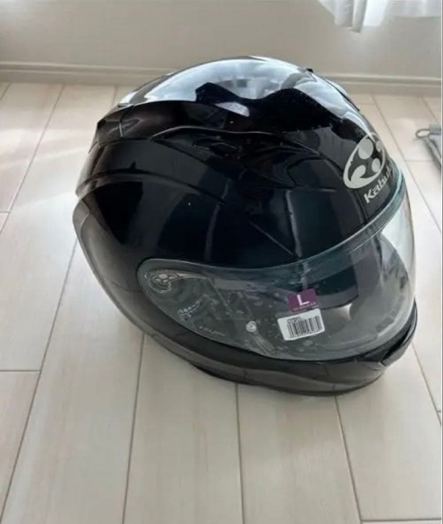 Lサイズ Kabuto ブラック カムイ3 ミラーシールド付