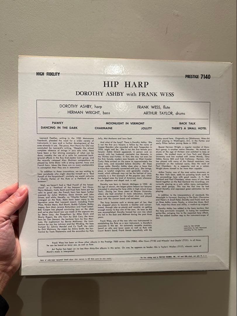 Dorothy Ashby With Frank Wess ‎ Hip Harp