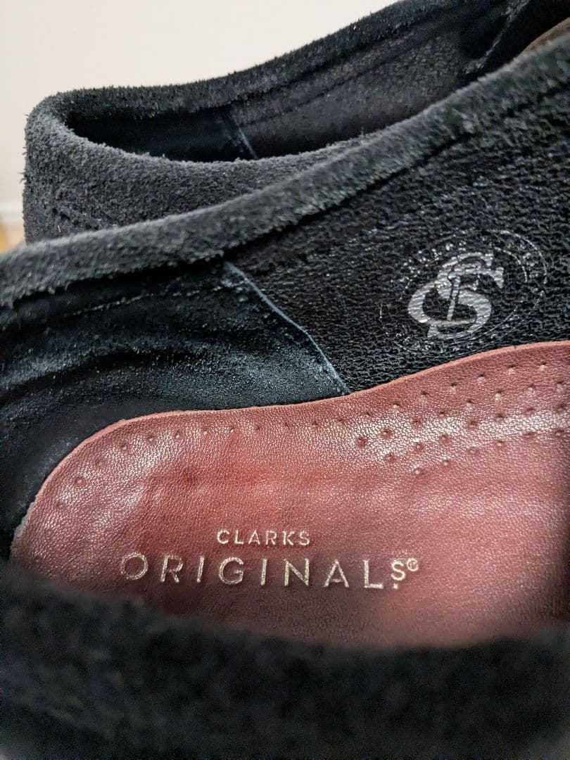 靴 CLARK'S ORIGINALS Wallabee Black 8h 26.5