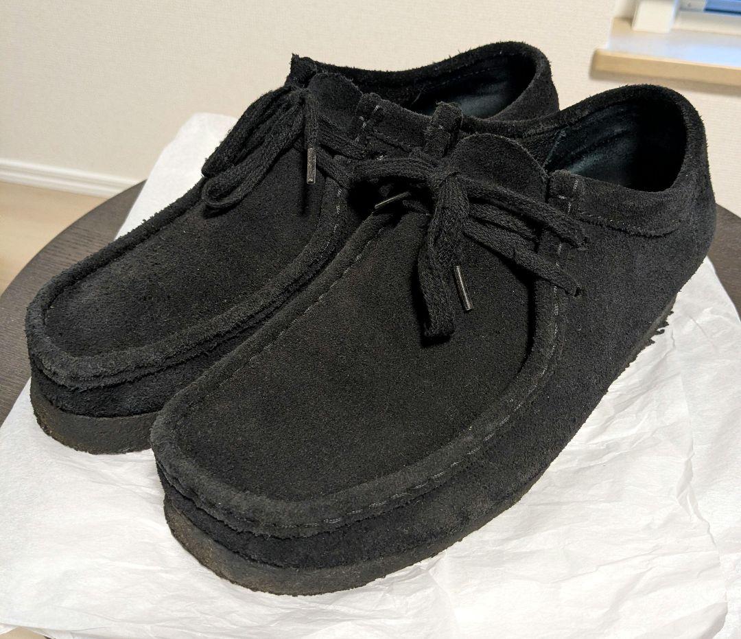 靴 CLARK'S ORIGINALS Wallabee Black 8h 26.5