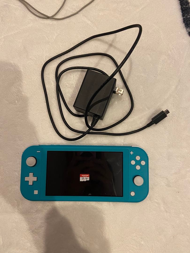 Nintendo Switch Lite ターコイズ 充電器メモリスティック付き
