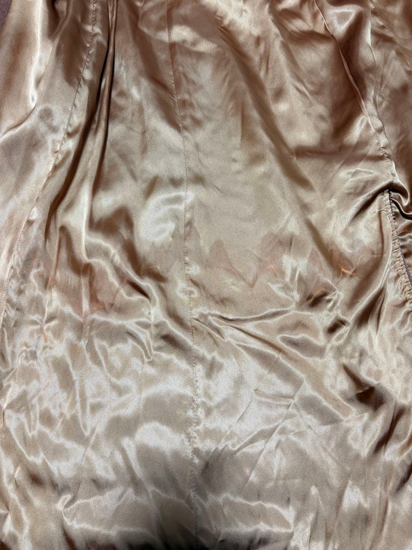 MAX MARA/白タグ/リアルト/ベルテッド/フードコート/絹/38