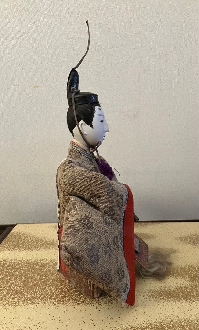 専用ケース（ガラス）付き 京都 雛人形 鱗形屋　古代雛