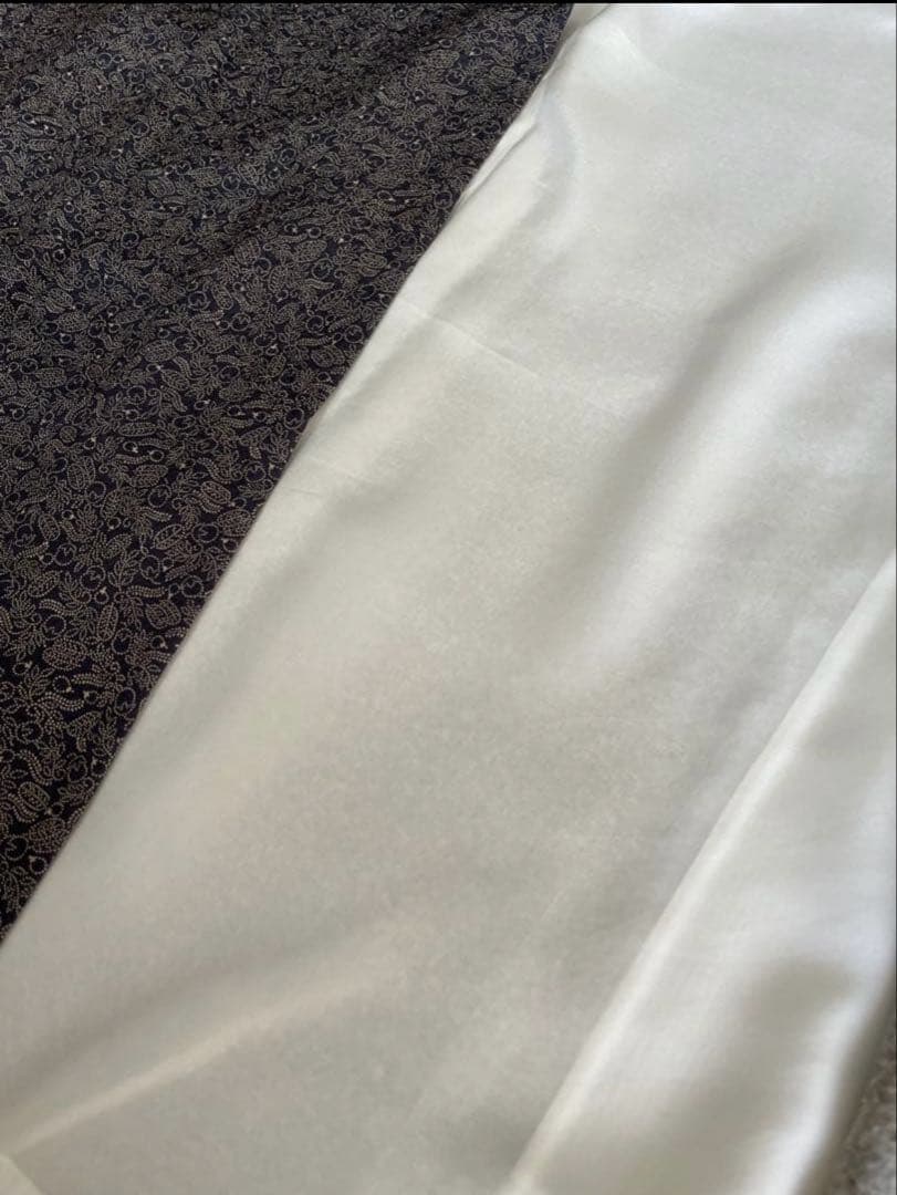 江戸小紋　正絹　一富士二鷹三茄子　単衣　未着用品