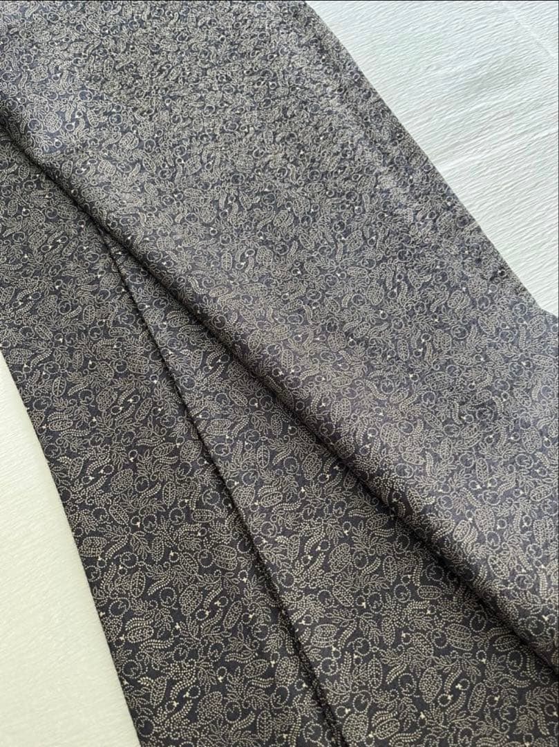 江戸小紋　正絹　一富士二鷹三茄子　単衣　未着用品