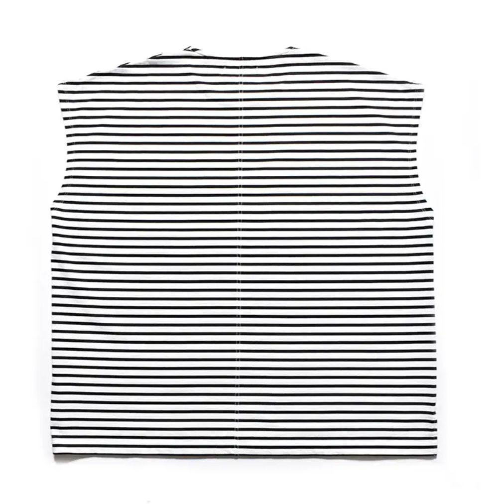 【MINEDENIM】ノースリーブ　ボーダーTシャツ