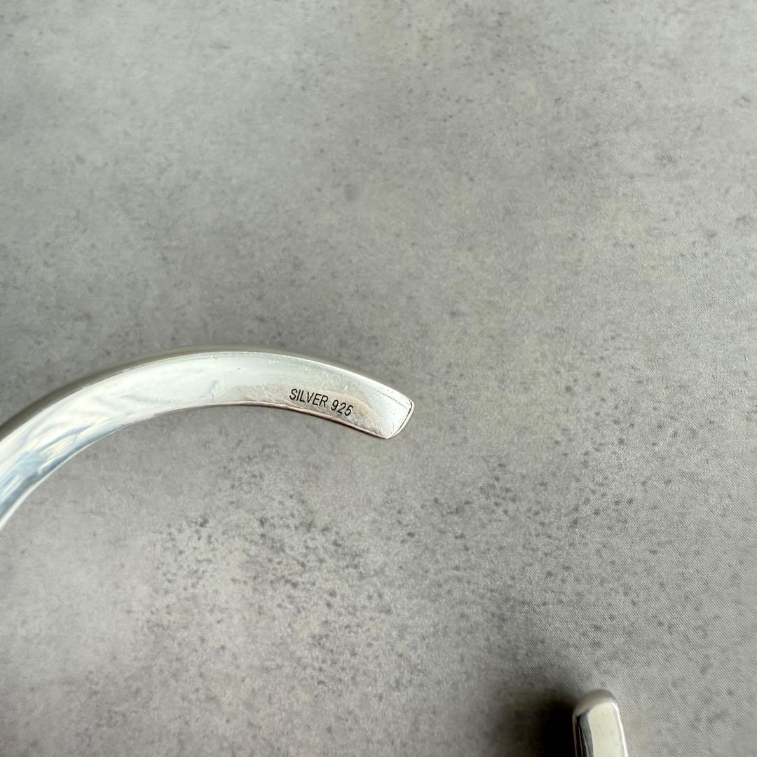 ARTIDA OUD アルティーダウード シルバー バングル bone