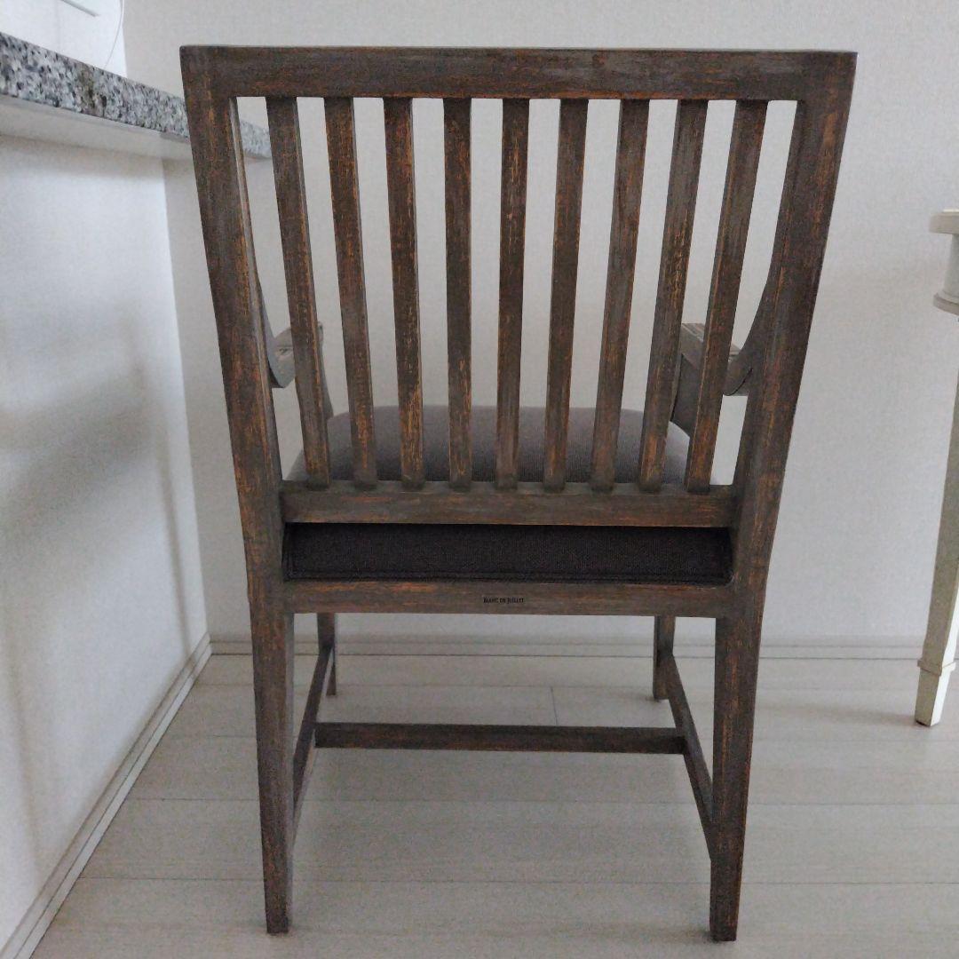 ブランドジュリエ オリジナル グレー ダイニングチェア