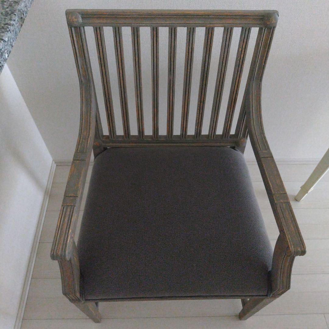 ブランドジュリエ オリジナル グレー ダイニングチェア