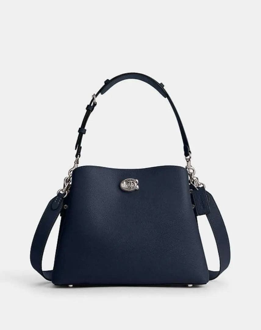 L*s様 COACH ネイビーウィロウ ショルダー バッグ　ペブルレザー　C26