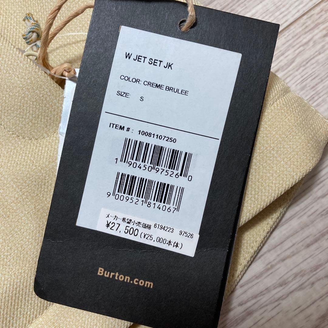 未使用 バートン BURTON ジェットセット スノーボード ジャケット S