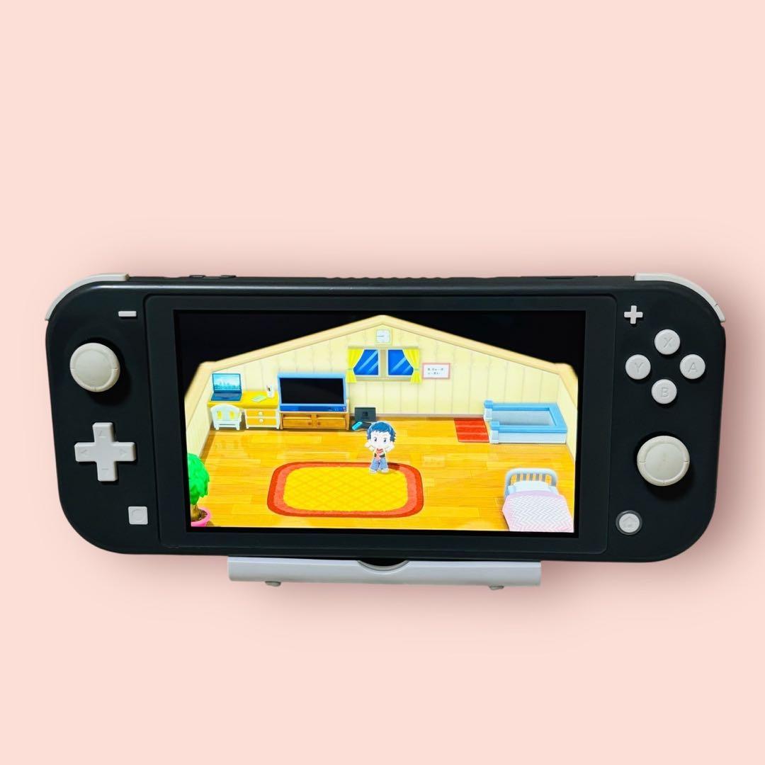 【美品】Nintendo Switch Lite グレー 本体 箱付き