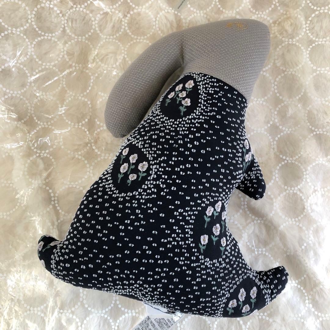 ミナペルホネン うさぎクッション　ballade ネイビー　新品・未使用
