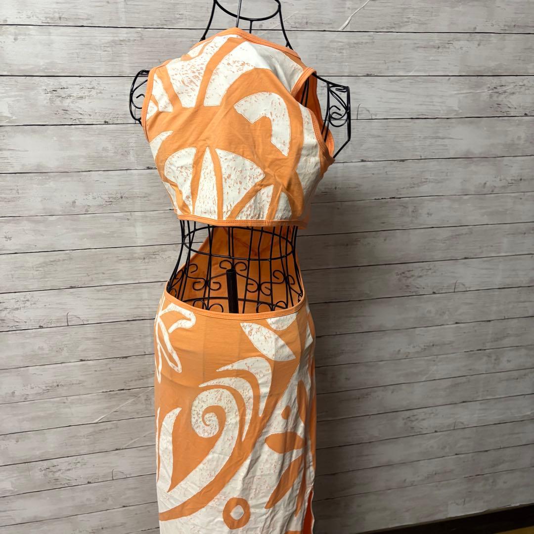 Pacific s PIA MAOHI マオヒ　タヒチアート　ドレス