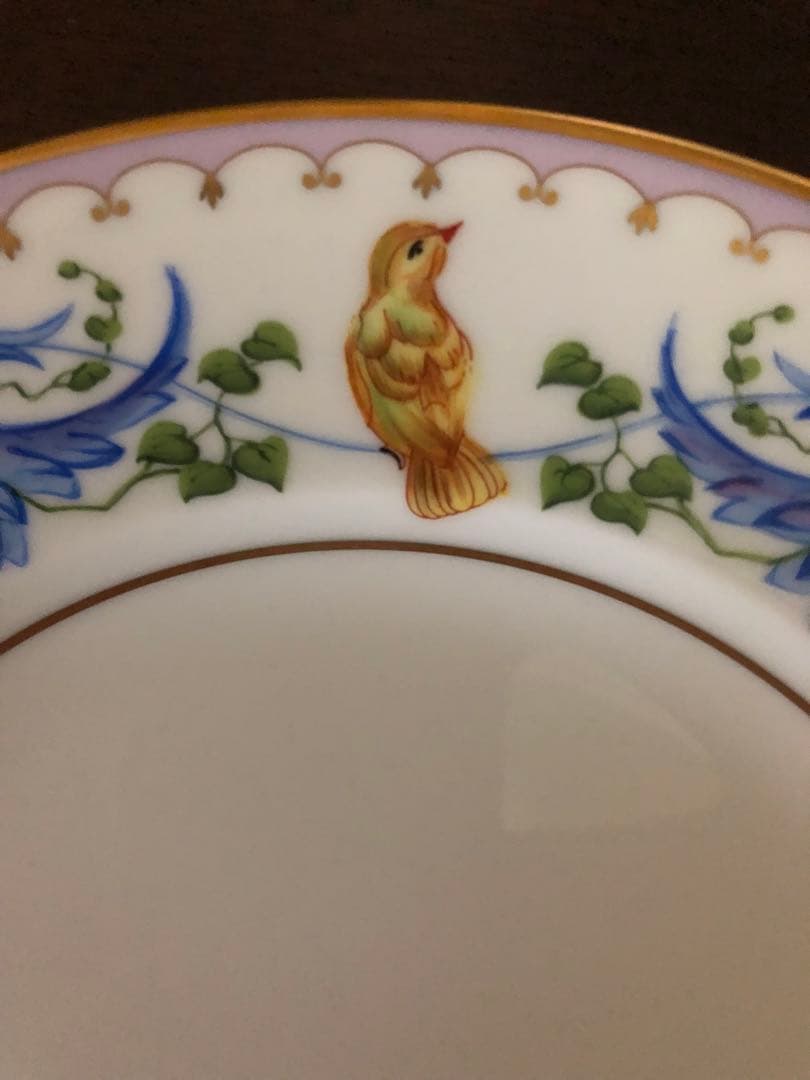 【新品未使用】アウガルテン　手書きプレート19.5