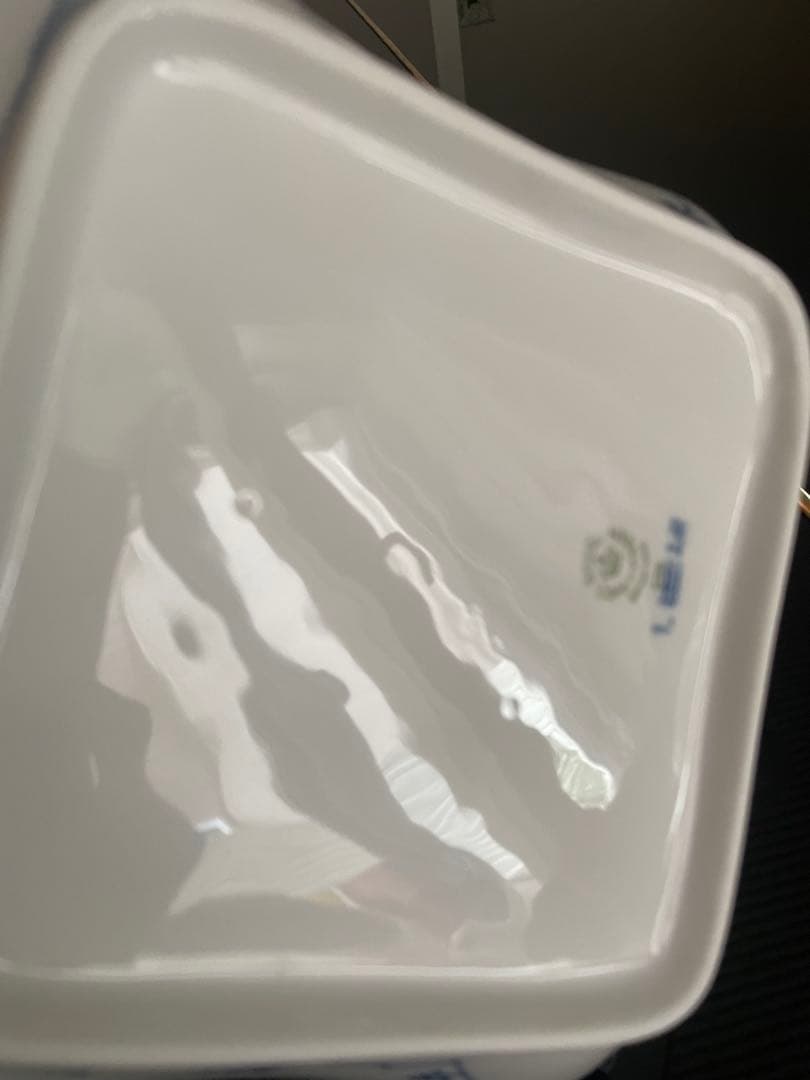 ロイヤルコペンハーゲン ブルーフルーテッド ハーフレース スクエア ボウル