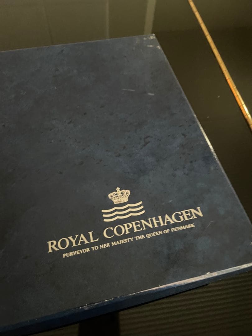 ロイヤルコペンハーゲン ブルーフルーテッド ハーフレース スクエア ボウル