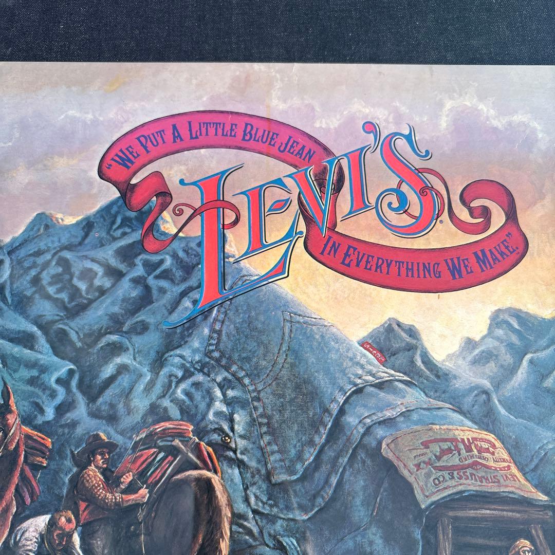 その他 VINTAGE Levi's 70s advertising POSTER