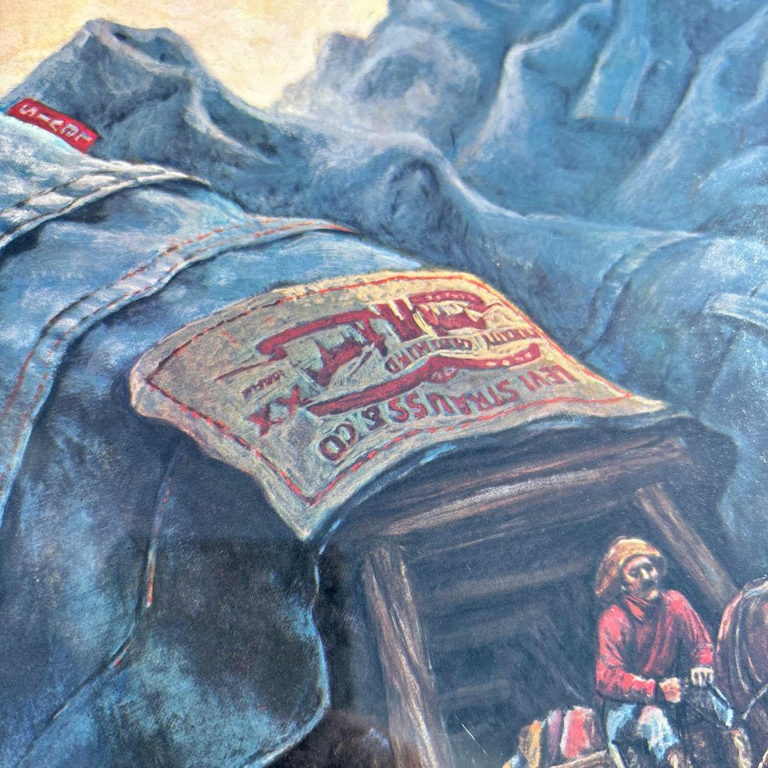 その他 VINTAGE Levi's 70s advertising POSTER