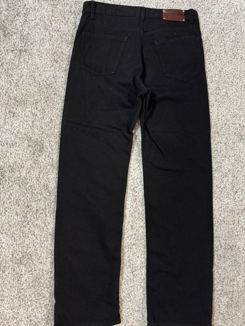 dries van noten ストレート　デニム　ブラック