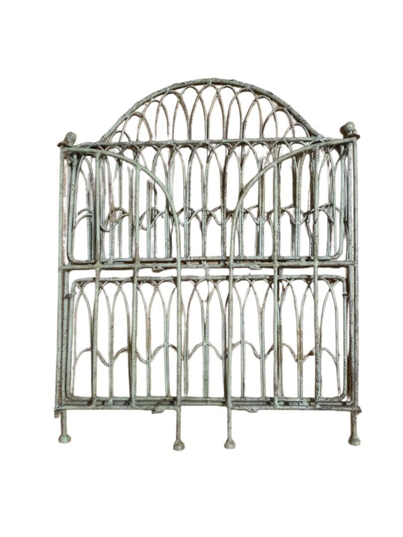 50s ビンテージ アンティーク 折りたたみ ラック 2段 飾り棚 シェルフ