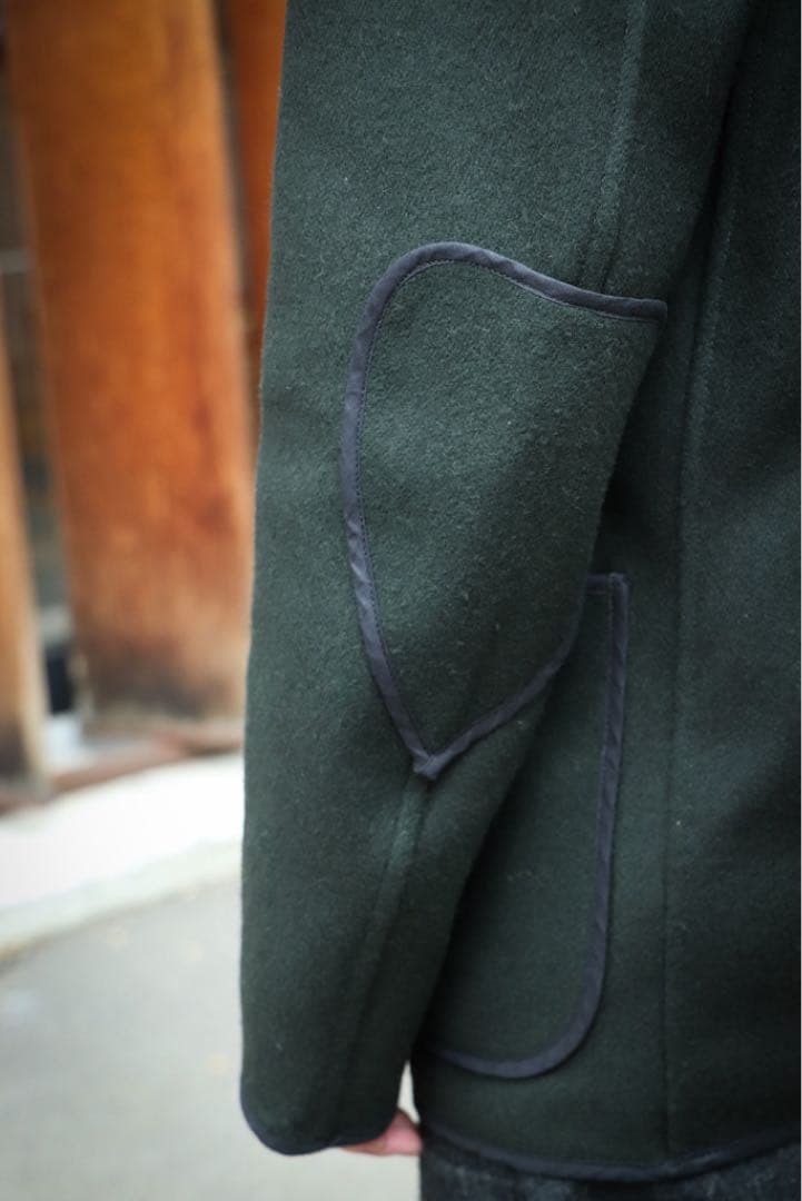 超メルカリ市特価　アナトミカ バスク ジャケット S メルトンウール 緑