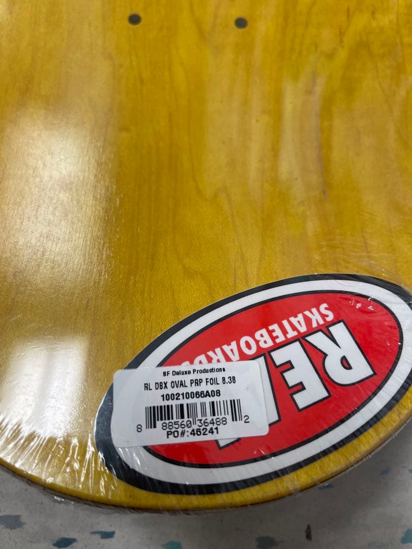REAL OVAL BLUE FOIL DBX DECK8.38デッキ新品送料込