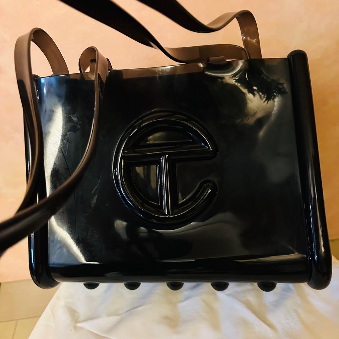 メリッサxテルファー　ミディアムバッグ ブラック