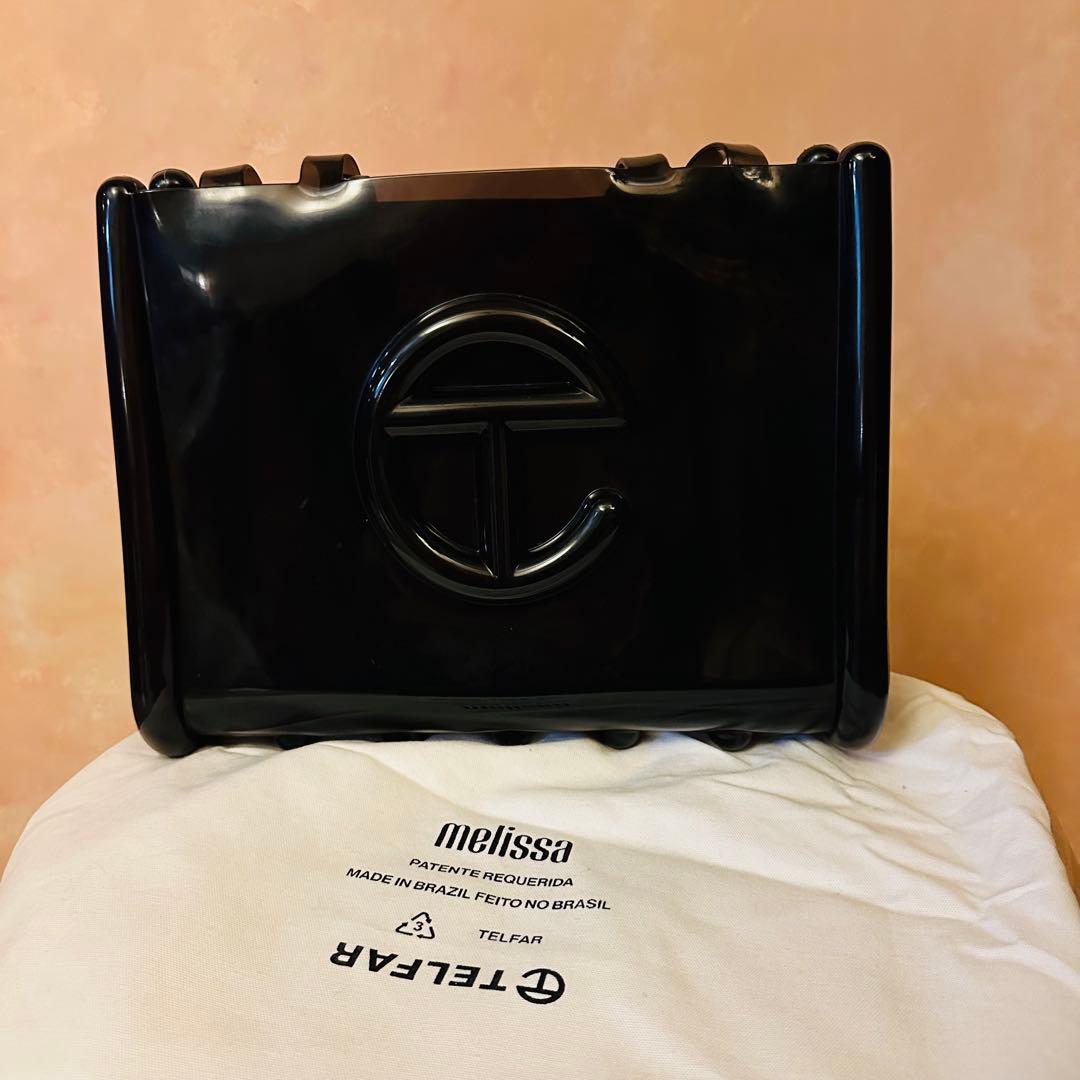 メリッサxテルファー　ミディアムバッグ ブラック