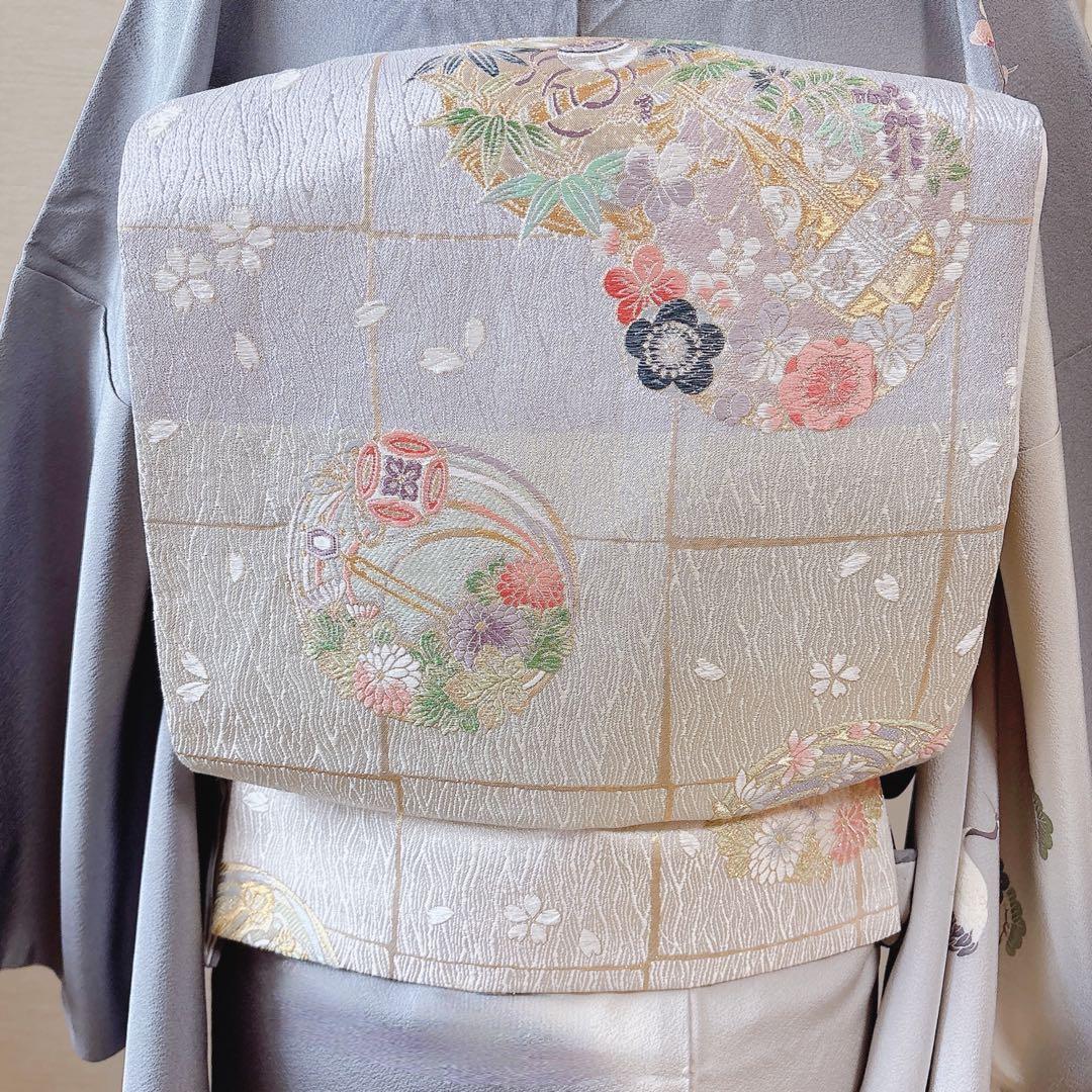 美品　田村哲彦　訪問着　フルセット　裄68 本加賀友禅 卒業式　入学式　M S