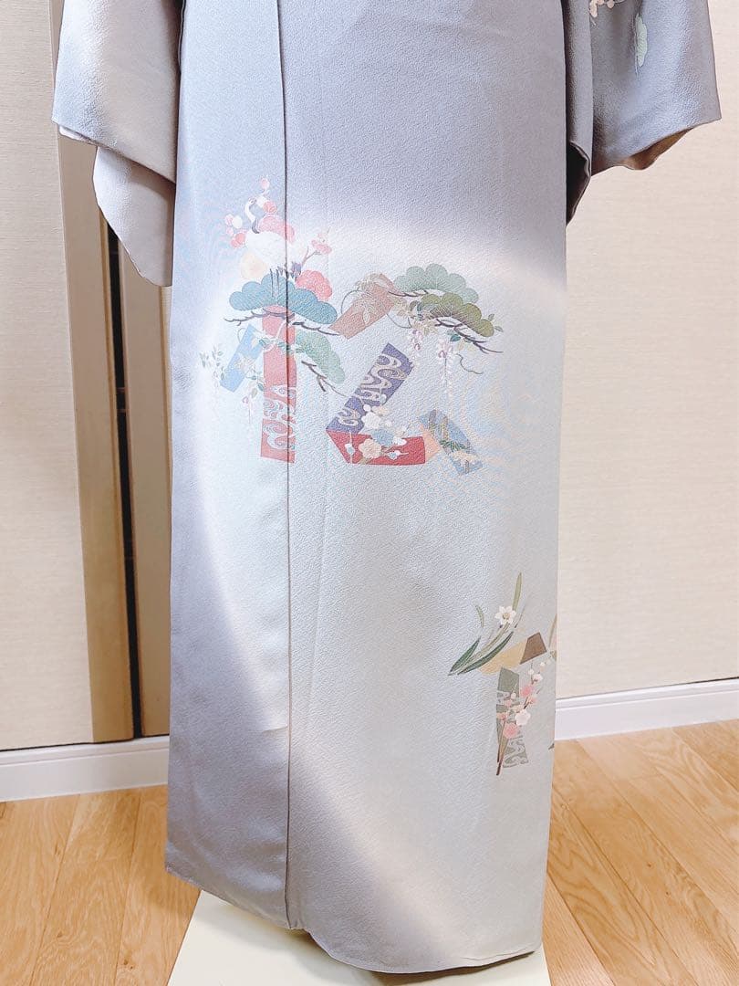 美品　田村哲彦　訪問着　フルセット　裄68 本加賀友禅 卒業式　入学式　M S