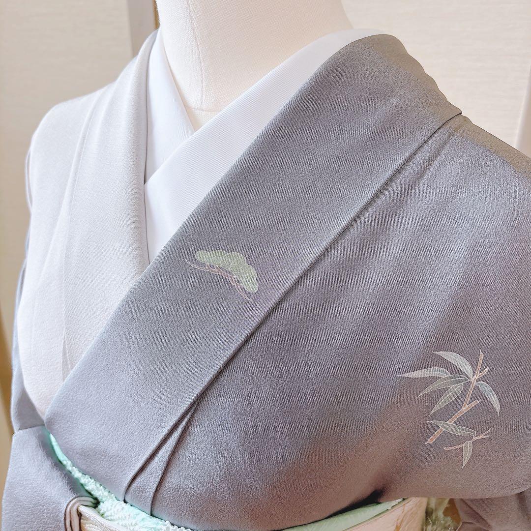 美品　田村哲彦　訪問着　フルセット　裄68 本加賀友禅 卒業式　入学式　M S