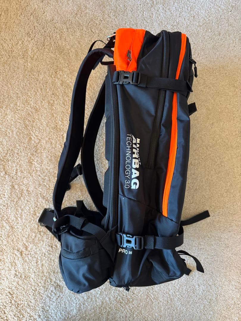 Mammoth AIRBAG TECHNO 3.0 バックパック 黒/オレンジ