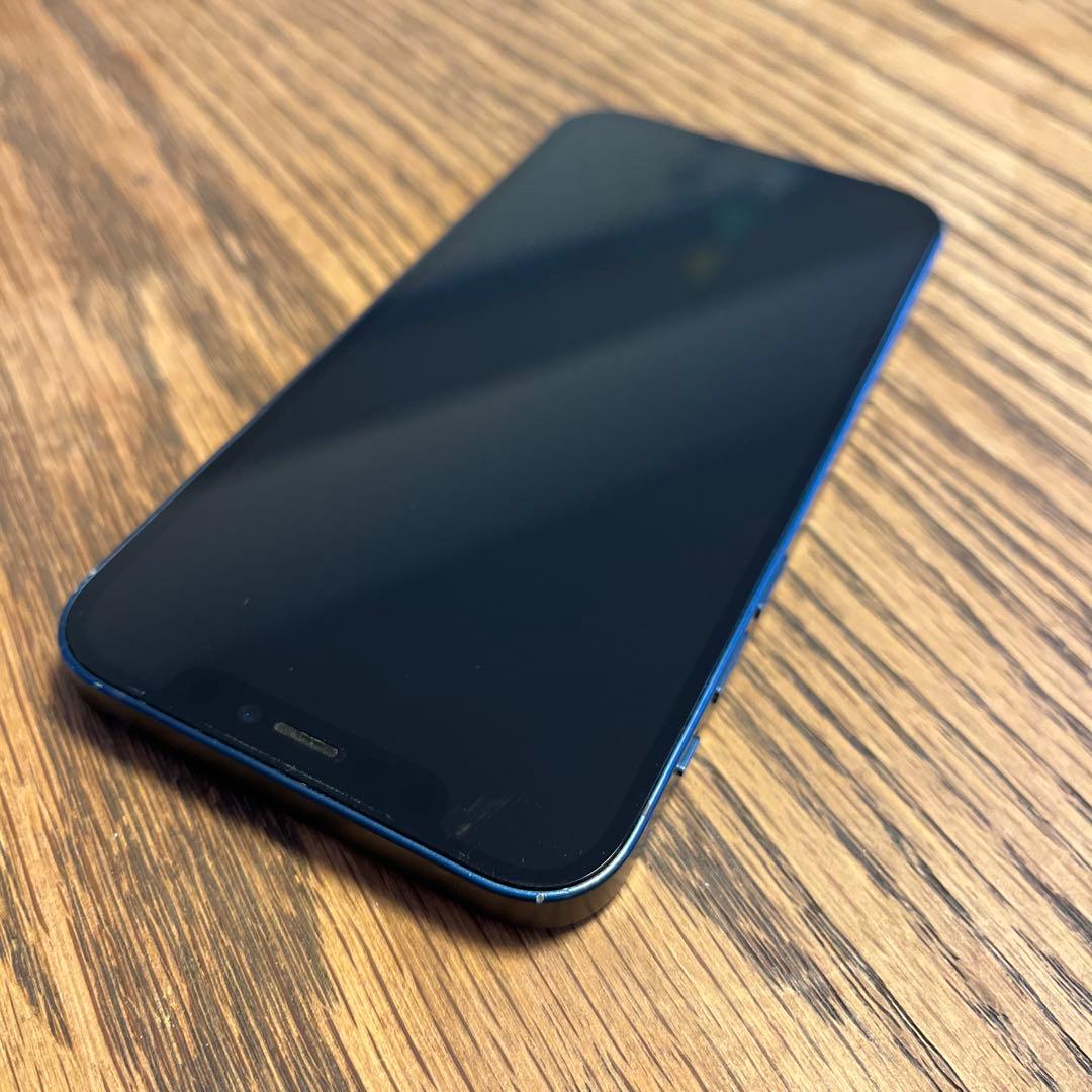 iPhone12 /128Gブルー・背面割れ