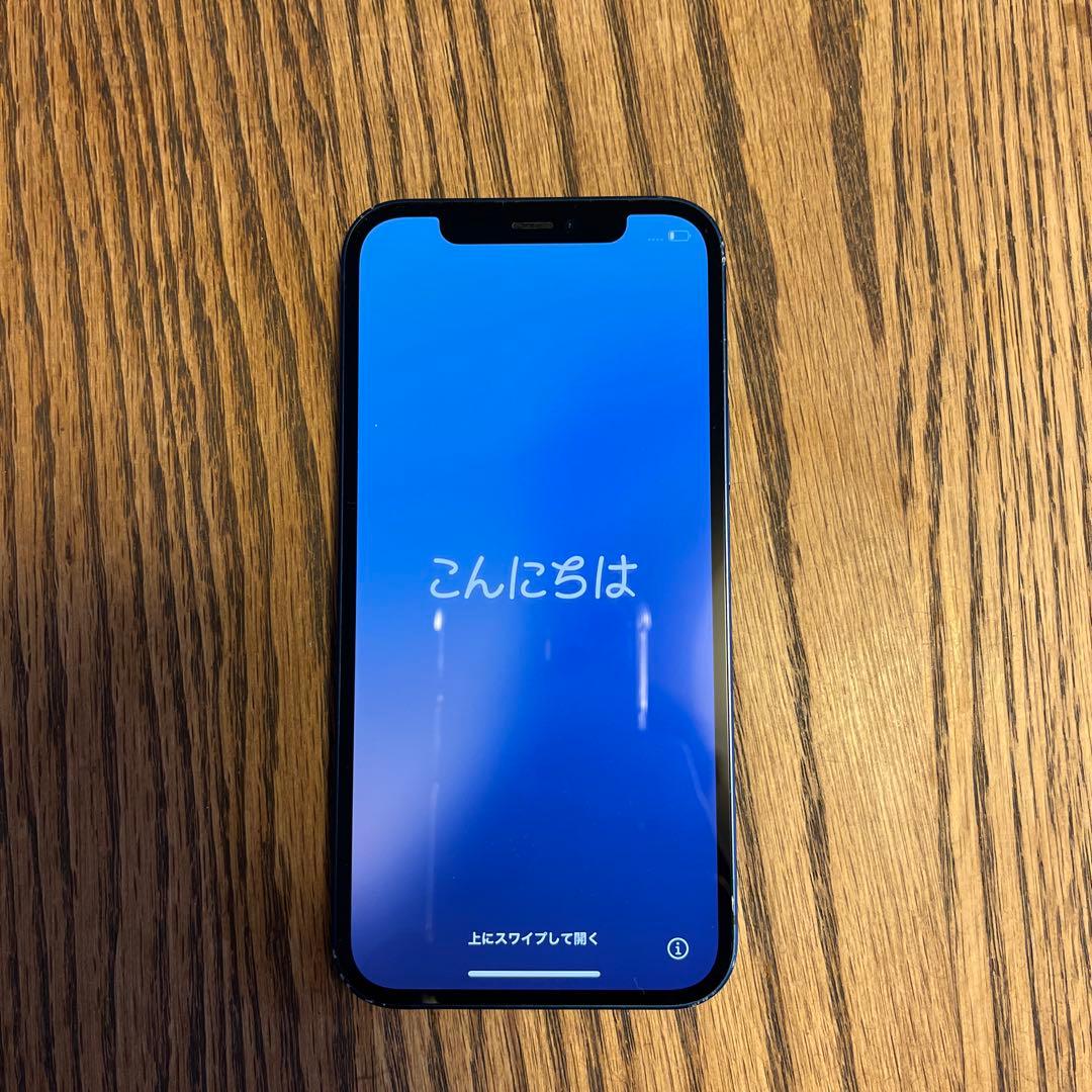 iPhone12 /128Gブルー・背面割れ
