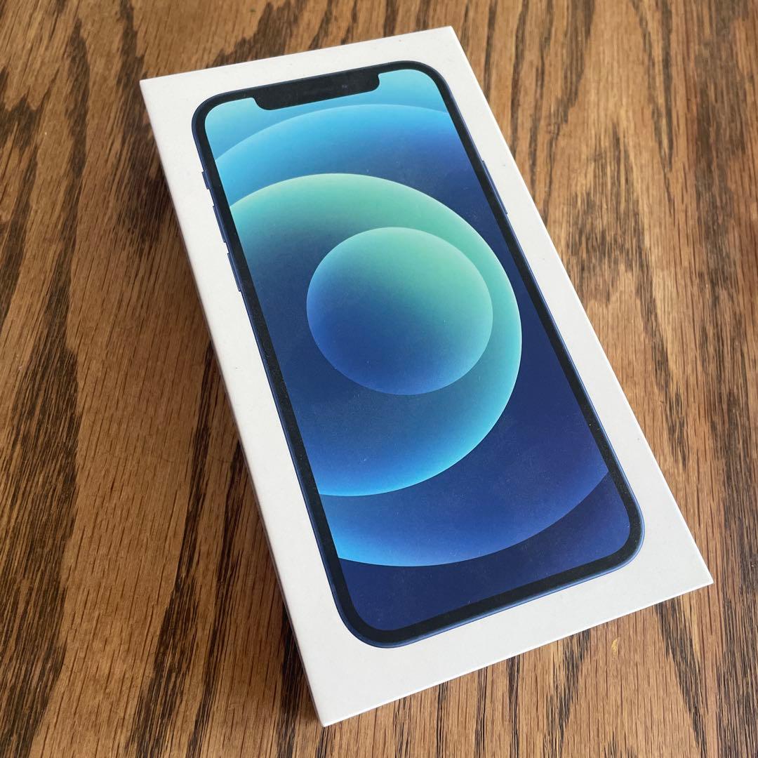iPhone12 /128Gブルー・背面割れ